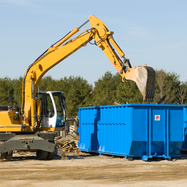 can i rent a residential dumpster for a construction project in Angelo WI